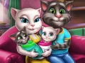 Hra Rodinný deň s dvojčatami Angelou online Hra Rodinný deň s dvojčatami Angelou online