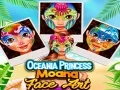 Hra Tvárové umenie princeznej Moany z Oceánie online Hra Tvárové umenie princeznej Moany z Oceánie online
