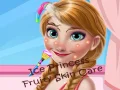 Hra Ľadová princezná: Ovocná starostlivosť o pleť online