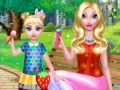 Hra Letný deň mamy a dcéry online Hra Letný deň mamy a dcéry online