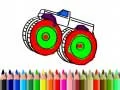 Hra Návrat do školy: Maľovanie monster truckov online