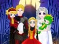 Hra Kostým na Halloween pre rodinu princeznej online