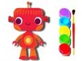 Hra Návrat do školy: Kniha na farbenie robotov online