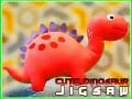 Hra Roztomilý Dinosaurus Puzzle online Hra Roztomilý Dinosaurus Puzzle online