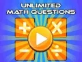 Hra Neobmedzené matematické otázky online Hra Neobmedzené matematické otázky online