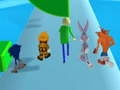 Hra Zábavný závod 3D: Baldiho základy online