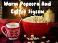 Hra Puzzle Teplého Popcornu a Kávy online