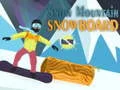 Hra Snehový horský snowboard online