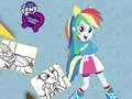 Hra Maľovanka Equestria Girls online Hra Maľovanka Equestria Girls online