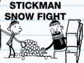 Hra StickMan Snehová Bitka online