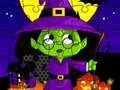 Hra Párty puzzle na Helloween o polnoci online