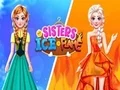Hra Sestry Ľad vs Oheň online Hra Sestry Ľad vs Oheň online