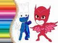 Hra Maľovanka PJ Masks online Hra Maľovanka PJ Masks online