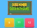 Hra Uhádni číslo Rýchle matematické hry online