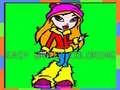 Hra Ľahké Colorovanie Bratz online Hra Ľahké Colorovanie Bratz online