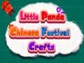 Hra Malý Panda Čínske Festivalové Remeslá online Hra Malý Panda Čínske Festivalové Remeslá online