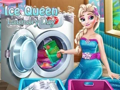 Hra Deň prania Ľadovej Kráľovnej online Hra Deň prania Ľadovej Kráľovnej online