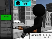 Hra Stykman: Gunner z pištole 3D online
