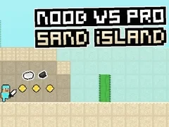 Hra Noob vs Pro: Piesočná Isla online Hra Noob vs Pro: Piesočná Isla online