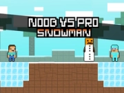 Hra Noob vs Pro Snehuliak online