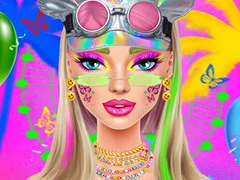 Hra Festivalové Vibrácie Makeup online Hra Festivalové Vibrácie Makeup online