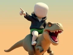 Hra Stickman. Aréna Dinosaury online