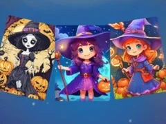 Hra Strašidelný Halloween Puzzle online
