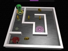 Hra 3D Bludisko a Robot online Hra 3D Bludisko a Robot online