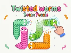 Hra Twisted worms Brain Puzzle online