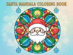 Hra Omaľovánka Santa Mandala online