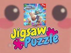 Hra Puzzle: roztomilý čaj s bublinami online