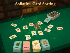 Hra Solitaire: Triedenie kariet online