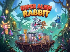 Hra Super Alien Rabbit online