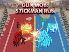Hra Mob zbrane: stickman run online