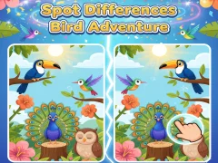 Hra Spot the Differences Adventure with Birds online