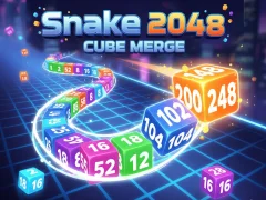 Hra Snake 2048: Fusion of Cubes online