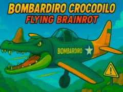 Hra Lietajúci bombardiro krokodíl online