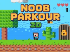 Hra Noob: Parkour 2D online