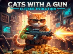 Hra Mačky s pištoľou: Clicker Evolution online