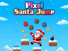 Hra Pixel Santa: Skákanie online