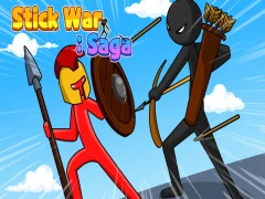 Hra Stickman War: Saga online