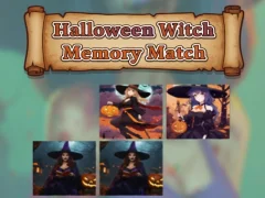 Hra Halloween čarodejnica: Pamäťová zápas online