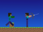 Hra NUB proti profesionálom. Lukostrelci Minecraft online