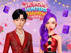 Hra K-Pop Lovci na Valentína online