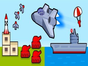 Hra Bombardér: 2d vzduchový úder online