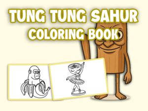 Hra Tung Tung Sahur: Omaľovánka online