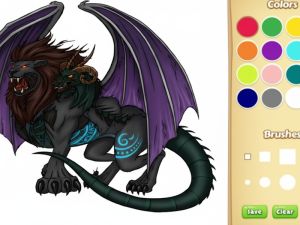 Hra Vyfarbenie knihy: Himmer Dragon online