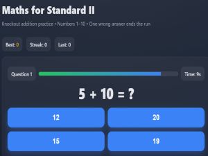 Hra Matematika pre štandard II online