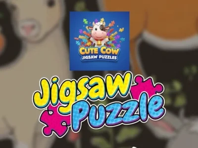Hra Puzzle: Roztomilá kravička online