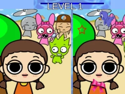 Hra Sprunks and the Squid Game: Nájdite rozdiely online